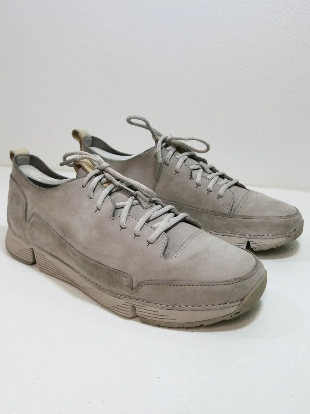 Trigenic Nubuck Leather Casual Comfort Footwear Walking Oxfords Shoes Sz 9.5 M